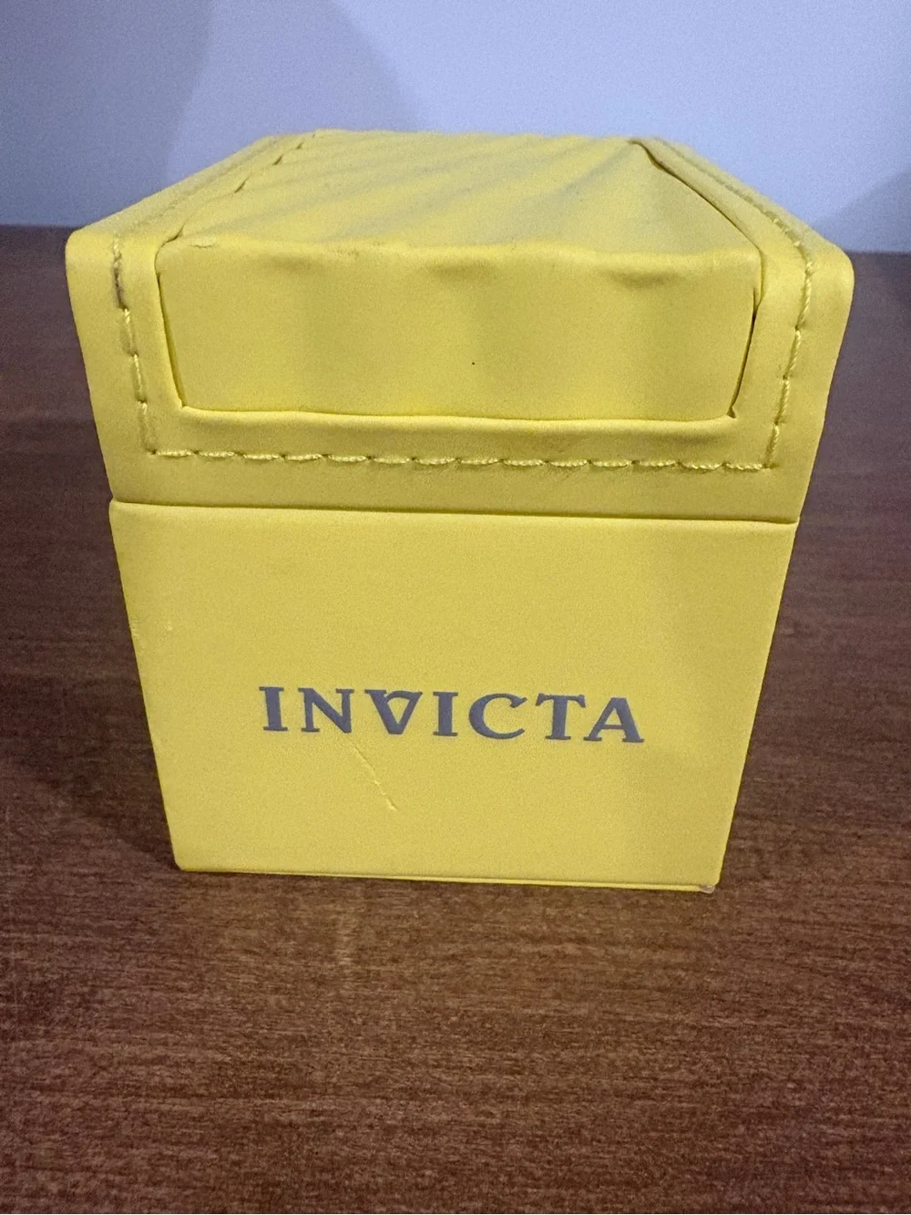 Invicta Yellow Watch Box